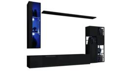 "Switch Metal II Entertainment Unit For TVs Up To 75"" - 250cm Oak Wotan" - thumbnail 7