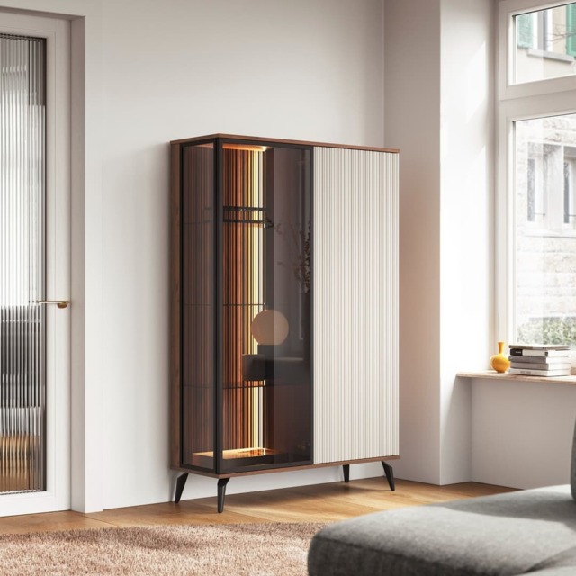 Vici Display Cabinet 103cm - Cashmere 103cm - image 1