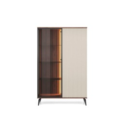 Vici Display Cabinet 103cm - Cashmere 103cm - thumbnail 4
