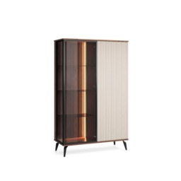 Vici Display Cabinet 103cm - Cashmere 103cm - thumbnail 2
