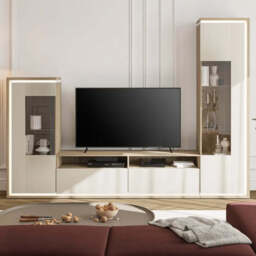 Dore 05 Display Cabinet 55cm - Cashmere 55cm - thumbnail 7