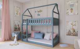 Wooden Bunk Bed Pola - White Without Mattresses - thumbnail 8
