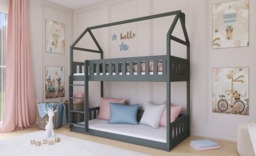 Wooden Bunk Bed Pola - White Without Mattresses - thumbnail 5