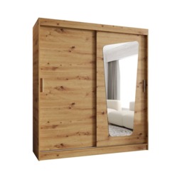 Moka Sliding Door Wardrobe 180cm - Cashmere 180cm - thumbnail 7