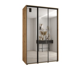 Cannes II Sliding Door Wardrobe 150cm - Oak Artisan 150cm - thumbnail 5