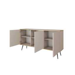 Oro Sideboard Cabinet 160cm - Black 160cm - thumbnail 4