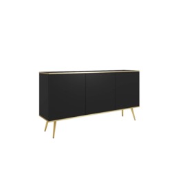 Oro Sideboard Cabinet 160cm - Black 160cm - thumbnail 7