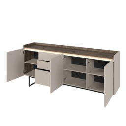 Lago LG-04 Sideboard Cabinet 192cm - Beige 192cm - thumbnail 5
