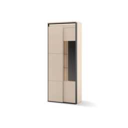 Zaya ZY-18 Tall Display Cabinet 77cm - Beige 77cm - thumbnail 3