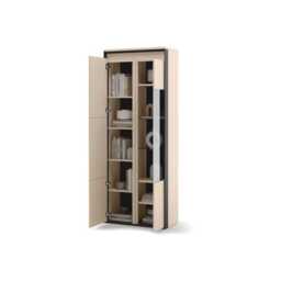 Zaya ZY-18 Tall Display Cabinet 77cm - Beige 77cm - thumbnail 4