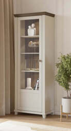 Evora 05 Tall Display Cabinet 71cm - Oak Lefkas 71cm - thumbnail 8