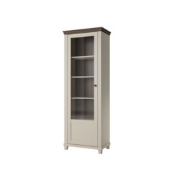 Evora 05 Tall Display Cabinet 71cm - Oak Lefkas 71cm - thumbnail 2