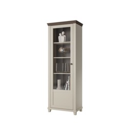 Evora 05 Tall Display Cabinet 71cm - Oak Lefkas 71cm - thumbnail 5
