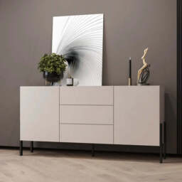Jukon 26 Sideboard Cabinet 184cm - Cashmere 184cm - thumbnail 1
