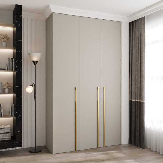 Como III Hinged Door Wardrobe 140cm - Cashmere 140cm - image 1