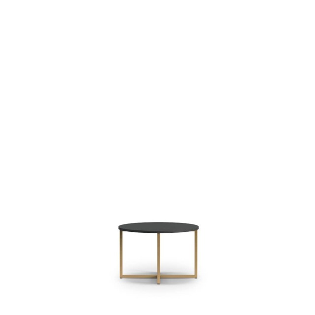 Pula Coffee Table 60cm - Black Portland Ash 60cm - image 1