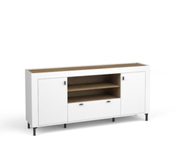 Mossa 07 Sideboard Cabinet 177cm - White 177cm - thumbnail 1