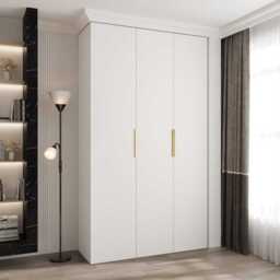 Como IV Hinged Door Wardrobe 140cm - Cashmere 140cm - thumbnail 2
