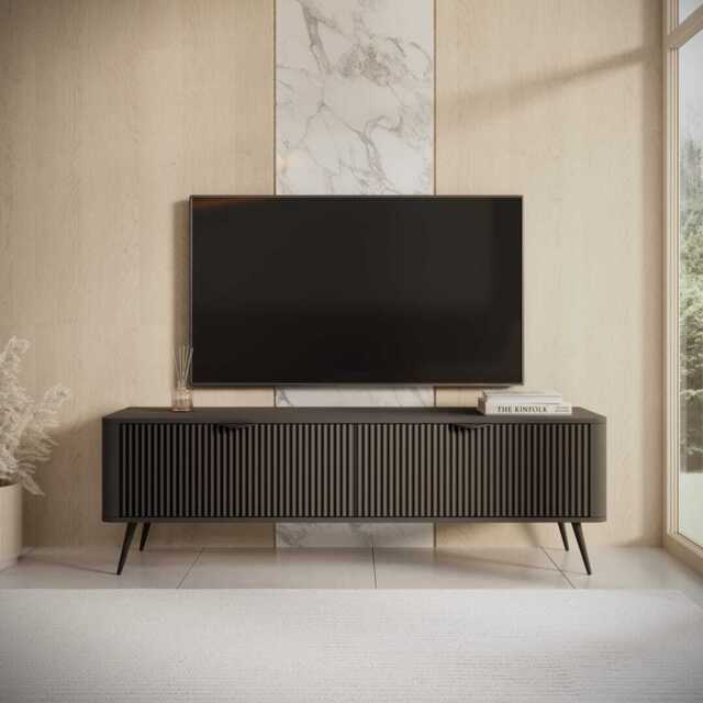 Lante TV Cabinet 163cm - Black 163cm - image 1