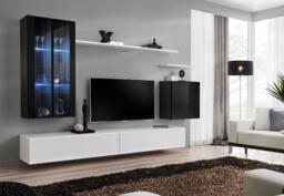 "Switch XII Entertainment Unit For TVs Up To 58"" - White 330cm Graphite" - thumbnail 6