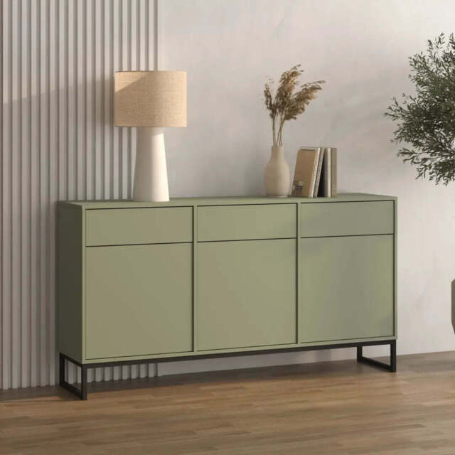 Loft Sideboard Cabinet 157cm - Green 157cm - image 1