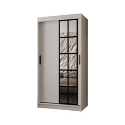 Orlando Sliding Door Wardrobe 100cm - Oak Walnut 100cm - thumbnail 5