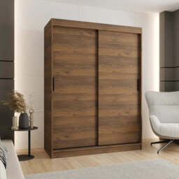 Rubino T Sliding Door Wardrobe 150cm - Cashmere 150cm - thumbnail 2