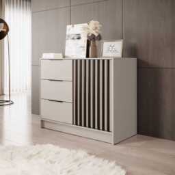 Nelly Sideboard Cabinet 105cm - Graphite 105cm - thumbnail 2
