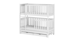 Emily Bunk Bed with Trundle and Storage - Olive Foam Mattresses - thumbnail 6