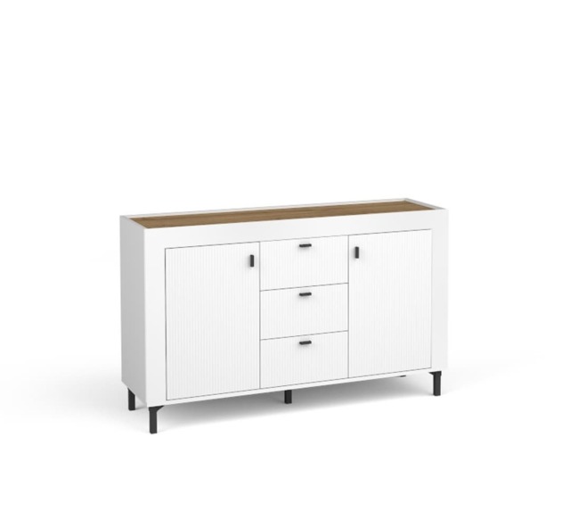 Mossa 06 Sideboard Cabinet 137cm - White 137cm - image 1