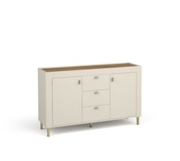 Mossa 06 Sideboard Cabinet 137cm - White 137cm - thumbnail 2