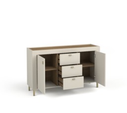 Mossa 06 Sideboard Cabinet 137cm - White 137cm - thumbnail 3