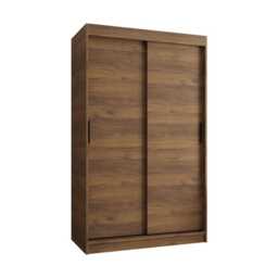 Rubino T Sliding Door Wardrobe 120cm - Cashmere 120cm - thumbnail 2