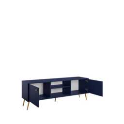 Rose TV Cabinet 156cm - Blue 156cm - thumbnail 2