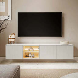 Liba Floating TV Cabinet 195cm - White 195cm