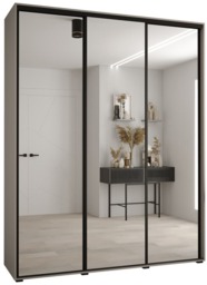 Dakota II Sliding Door Wardrobe 200cm - Cashmere 200cm - thumbnail 2