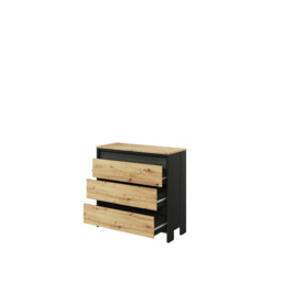 Spot SP-05 Chest of Drawers 92cm - Oak Artisan 92cm - thumbnail 2