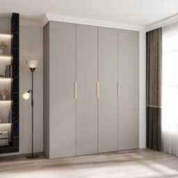 Como IV Hinged Door Wardrobe 190cm - Cashmere 190cm - thumbnail 1