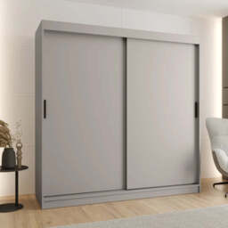 Rubino T Sliding Door Wardrobe 200cm - Oak Walnut 200cm - thumbnail 6