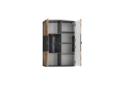 Dera 51 Wall Hung Display Cabinet 70cm - Oak Artisan 70cm - thumbnail 2
