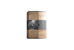 Dera 51 Wall Hung Display Cabinet 70cm - Oak Artisan 70cm - thumbnail 1