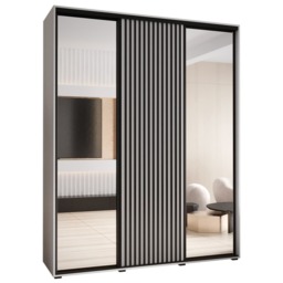 Sapporo II Sliding Door Wardrobe 200cm - White 200cm - thumbnail 2
