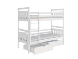 Wooden Bunk Bed Adas with Storage - Cotton Foam/Bonnell - thumbnail 6