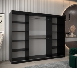 Tokyo II Sliding Door Wardrobe 250cm - Oak Artisan 250cm - thumbnail 4