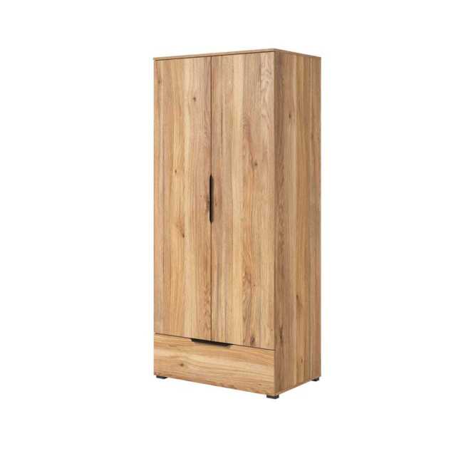 Tokyo 18 Hinged Door Wardrobe 86cm - Oak Mauvella 86cm - image 1