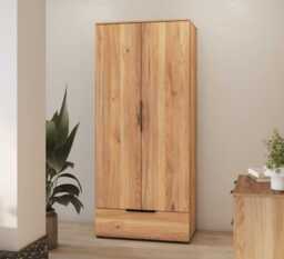 Tokyo 18 Hinged Door Wardrobe 86cm - Oak Mauvella 86cm - thumbnail 4