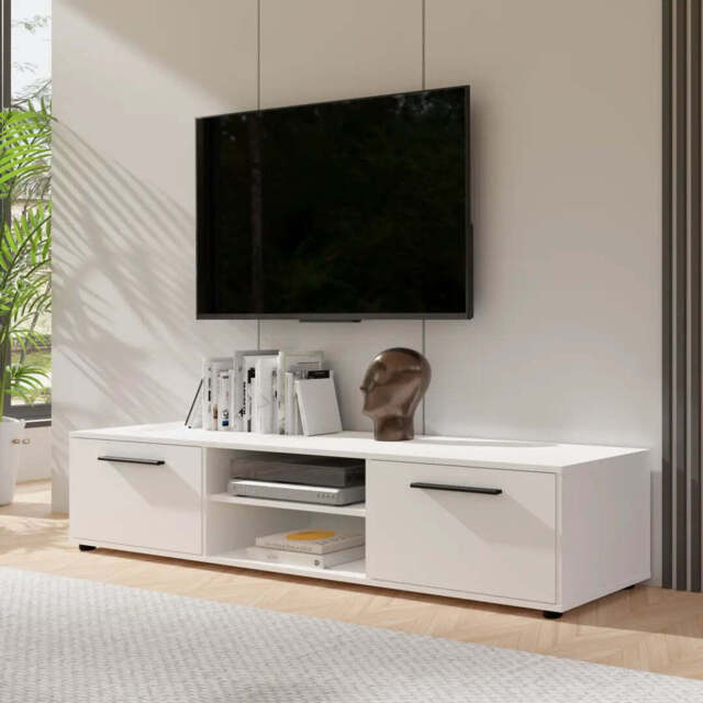 Maxione MX-10 TV Cabinet 190cm - White 190cm - image 1