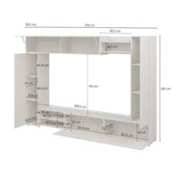 "Vero Entertainment Unit For TVs Up To 75"" - Cashmere 270cm" - thumbnail 7