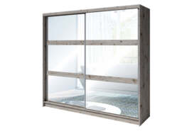 Togo 12 Sliding Door Wardrobe 230cm - Oak Wellington 230cm - thumbnail 1