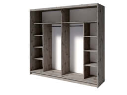 Togo 12 Sliding Door Wardrobe 230cm - Oak Wellington 230cm - thumbnail 2